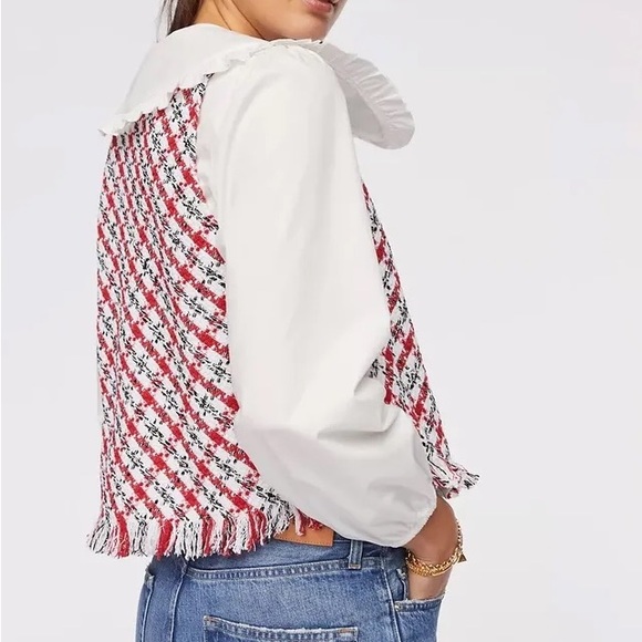 Anthropologie x Mare Mare Layered Collar Sweater Vest - Picture 3 of 4